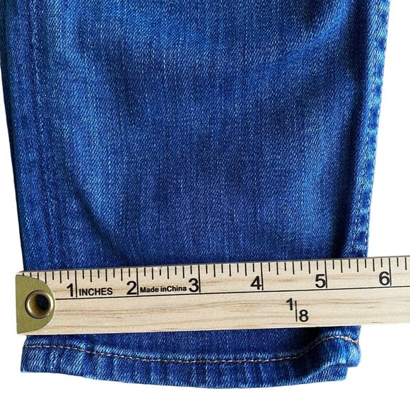 Hudson Collin Skinny Ankle Jeans Women's 27 Blue Flap Pocket Stretch Low Rise - Picture 7 of 11